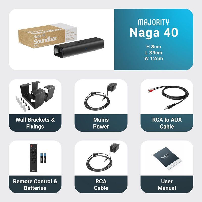 Majority Naga 40 soundbar 80w - Image 6