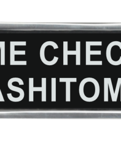 20CM ALUMINIUM LET ME CHECK SIGN