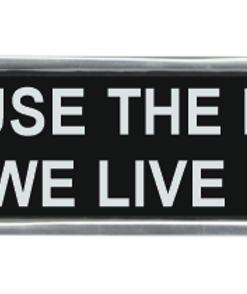 20CM ALUMINIUM EXCUSE THE MESS SIGN