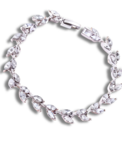 Diamante Leaf Bracelet