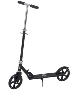Kids Scooter Ride On Toy Height Adjustable For 7-14 Years, Black HOMCOM