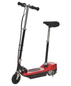 Kids Foldable Electric Powered Scooters 120W Toy w/ Brake Kickstand Red HOMCOM