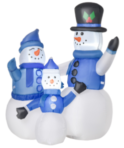 4ft Inflatable Christmas Snowmen Family Xmas LED Outdoor Indoor s Yard