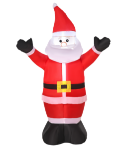 4ft Inflatable Christmas Santa Claus Xmas Deco 1 LED Air Blown Yard Outdoor