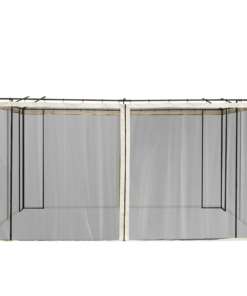 Outsunny 352x207cm Gazebo Replacement Mesh Netting Screen Walls (4 Panels)
