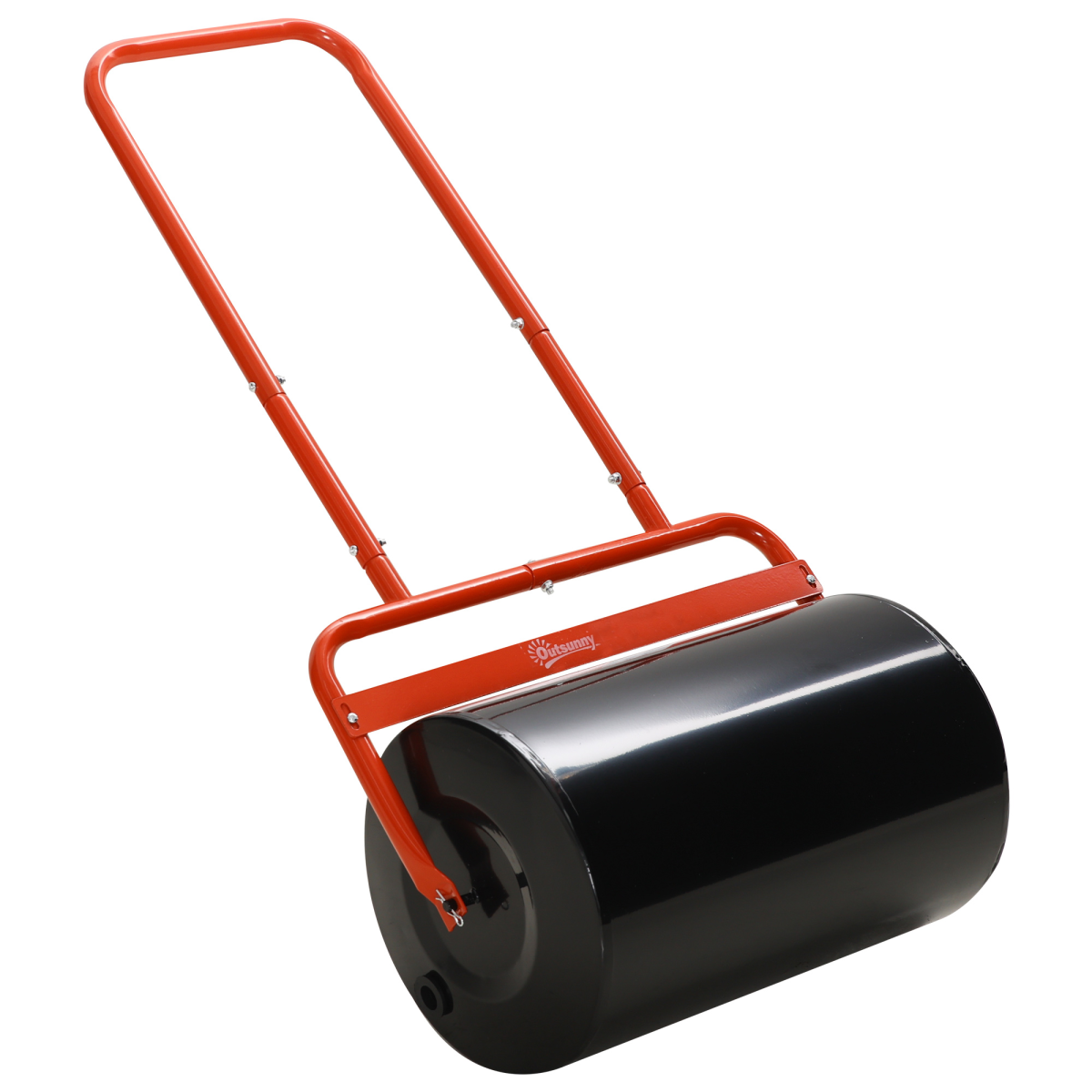 Outsunny 38L Push/Tow Lawn Roller Filled with Sand or Water, Garden Tool