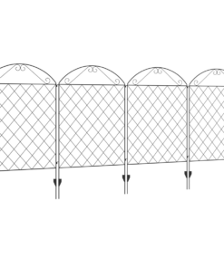 Garden Fencing Panels 43in x 11.5ft Flower Bed Border Animal Barrier Edging