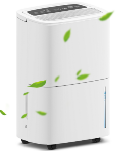 HOMCOM 20L/Day Dehumidifier with Continuous Drainage, 5L Water Tank, Timer