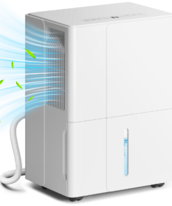 HOMCOM 30L Dehumidifier with Filter, Auto Defrost, for Home Laundry Drying