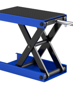 DURHAND 500KG Steel Motorbike Repair Lift X Frame Adjustment Jack, Blue