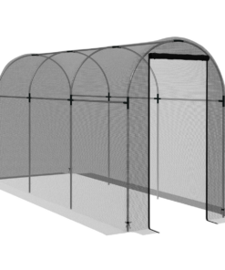 Outsunny Fruit Cage, Plant Protection Tent, 1.2 x 1.2 x 1.9m