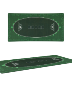 SPORTNOW 120 x 60 cm Poker Mat 6 Player Water-Resistant