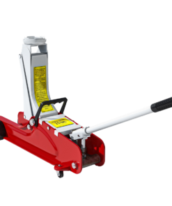 HOMCOM Hydraulic Low Profile Jack 8-38cm 2.5 Ton Racing Car Jack Kit, Red