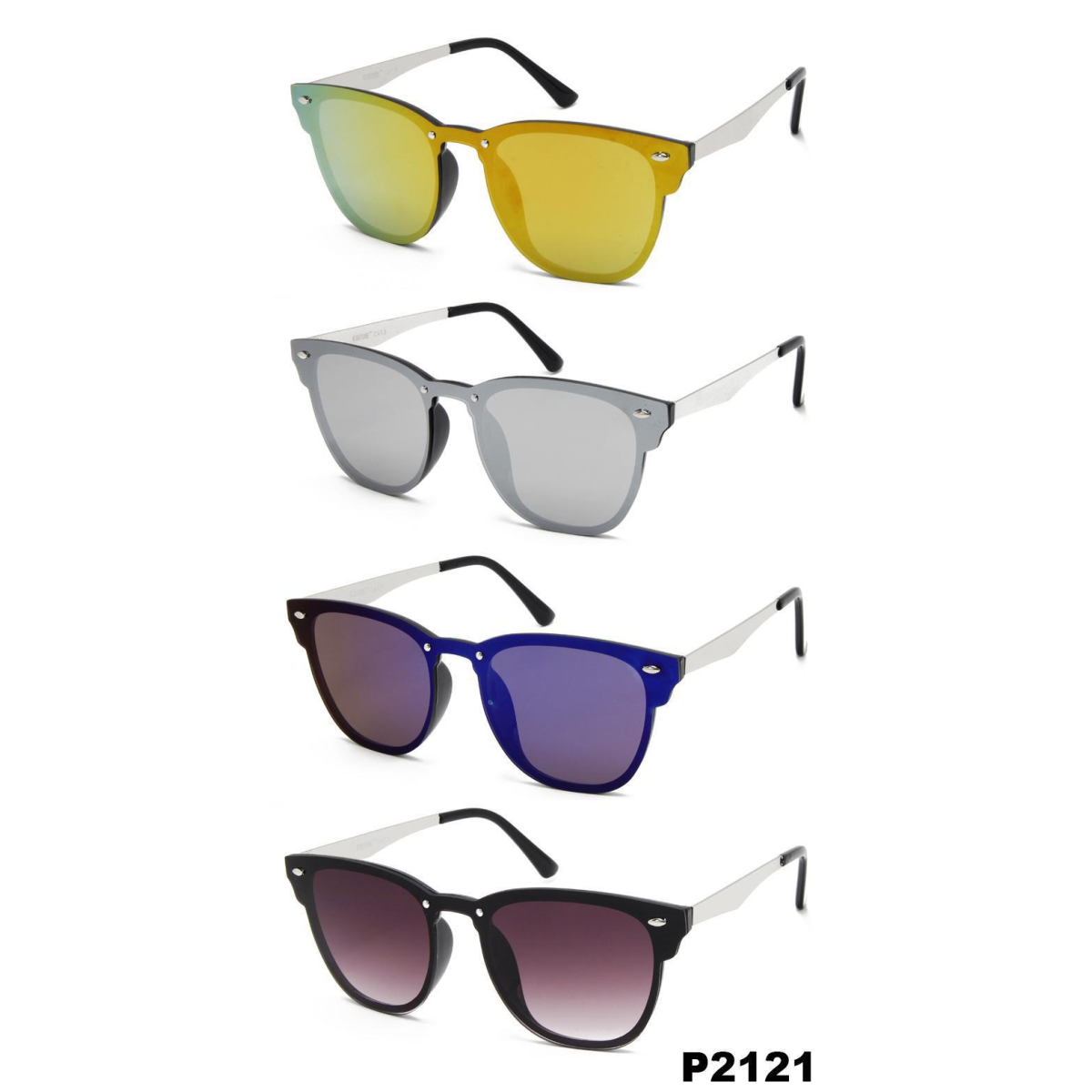 iCouture Adult Unisex Sunglasses 12 Assorted Colour P2121