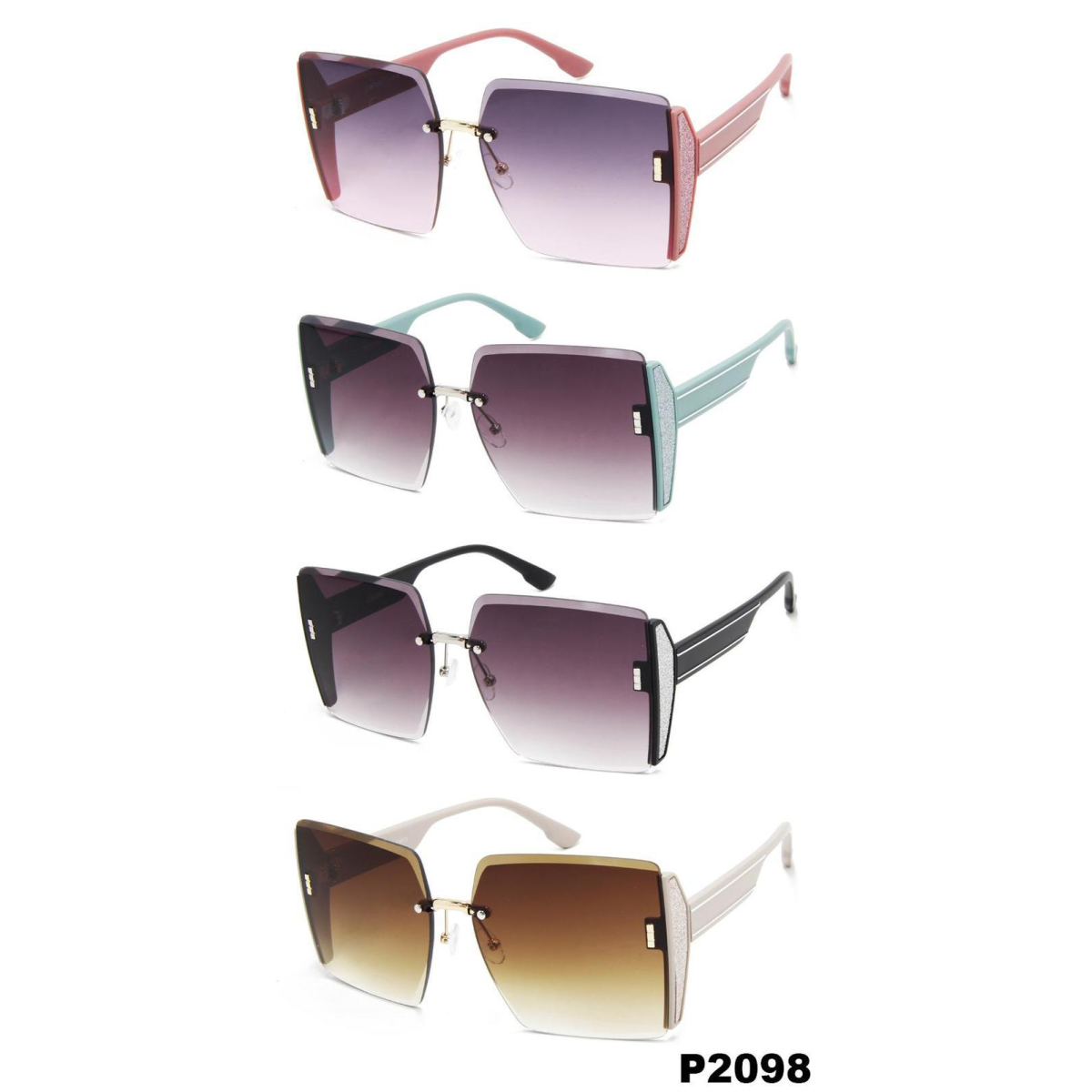 iCouture Adult Unisex Sunglasses 12 Assorted Colour P2098
