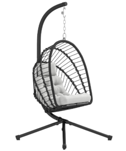 Durable Powder Coated Steel Frame Garden Storage Basket & Seat