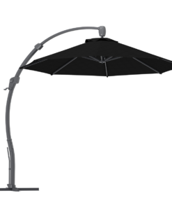 Outsunny 3(m) Garden Cantilever Parasol with Crank Aluminium Frame