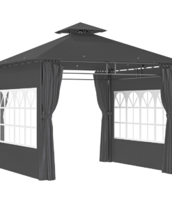 Premium Black Outdoor Canopy - UV Protection & Spacious Design