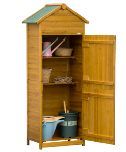 Garden Shed Wooden Timber Garden Storage Shed Tilted-felt Roof & Lockable Doors