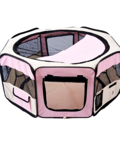 Fabric Pet Puppy Dog Cat Rabbit Pig Guinea Playpen Play Pen Run S M L 3 Colour