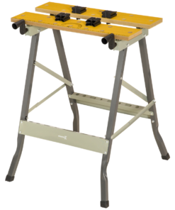 4-1 Work Bench, Saw Horse Clamp Table for DIY Home Garage, Grey