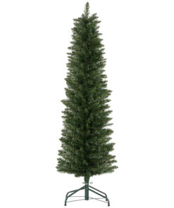 HOMCOM 5 Foot Artificial Pencil Christmas Tree with Branches